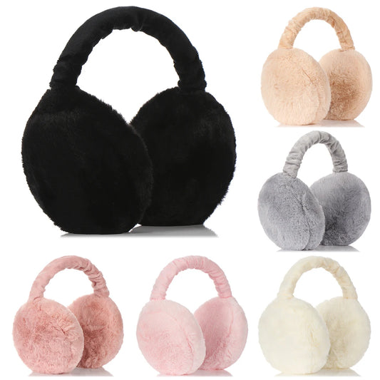 Cache-oreilles chaud et doux en peluche