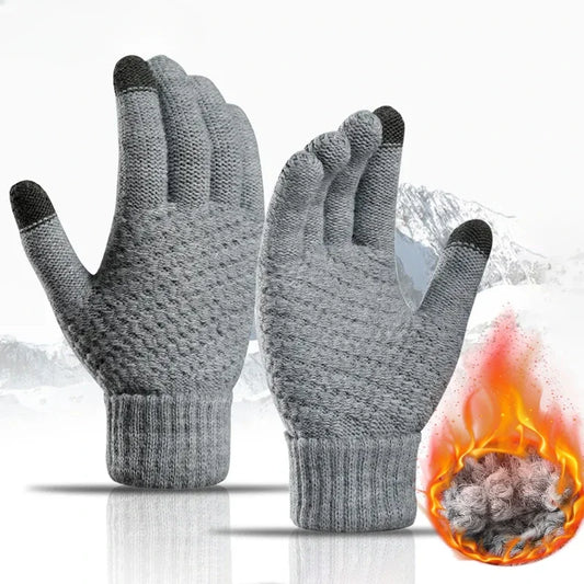 Gants tactiles chauds et confortables